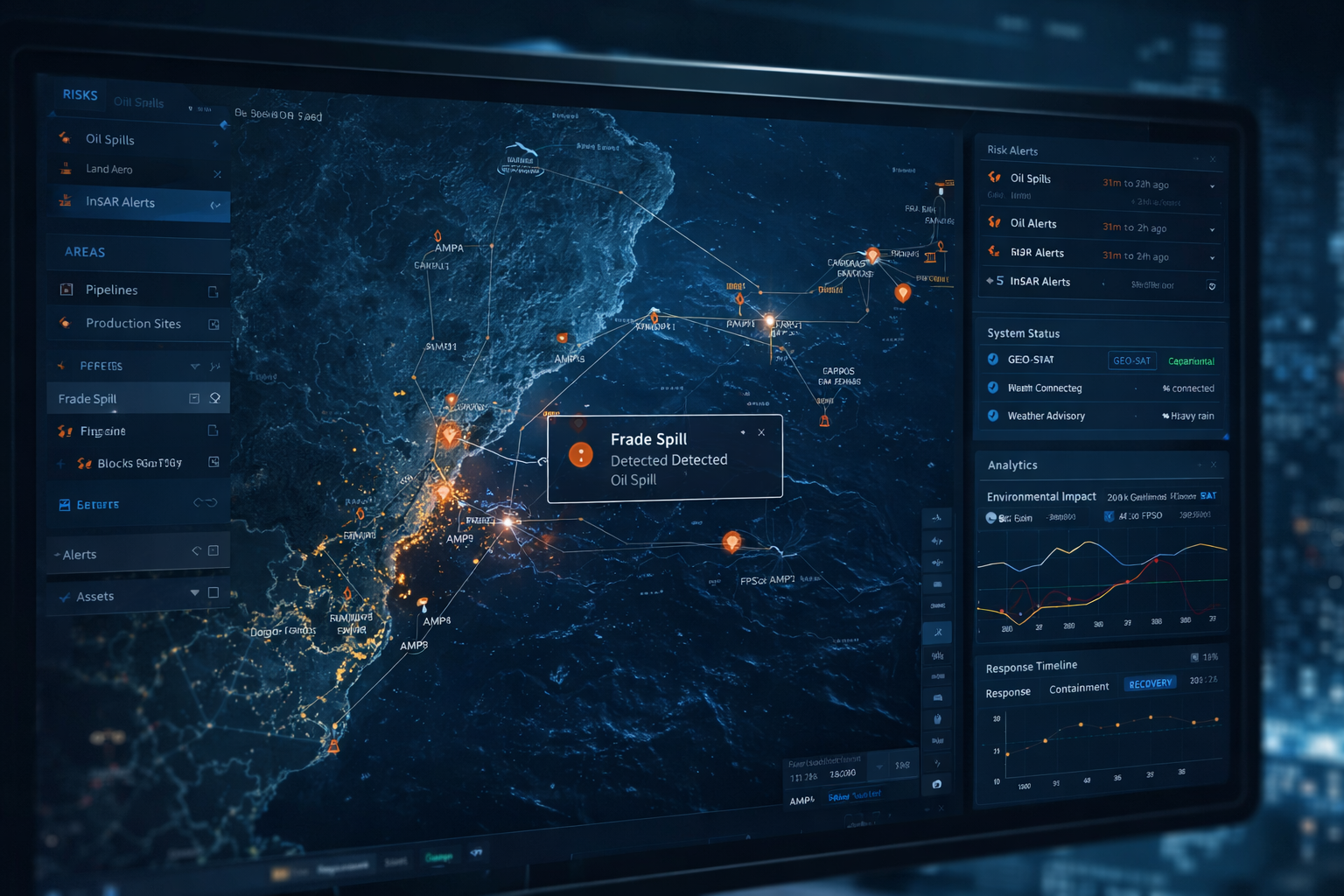 Plataforma Threetek — Inteligência geoespacial em tempo real